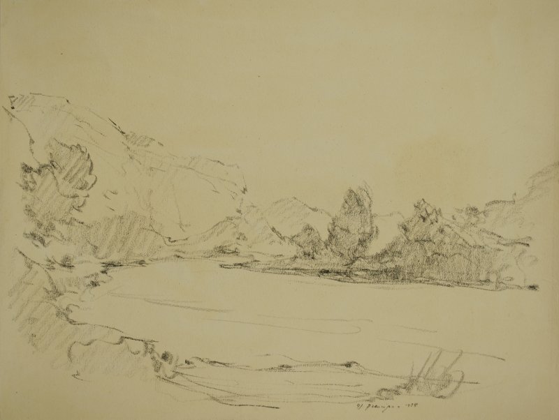 1958 - Paesaggio nei pressi di Arco